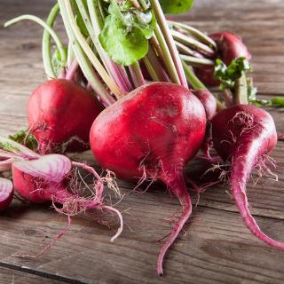 Bete rot weiß